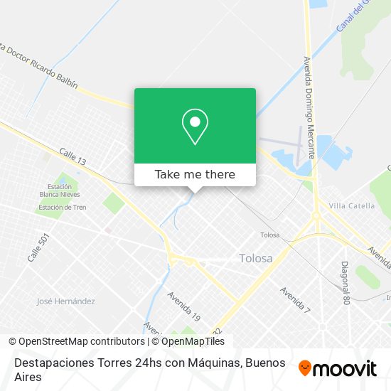 Destapaciones Torres 24hs con Máquinas map