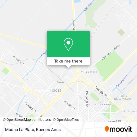 Mudha La Plata map