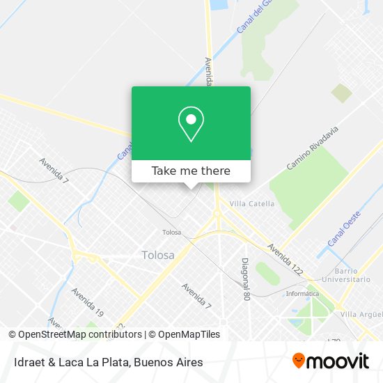 Idraet & Laca La Plata map