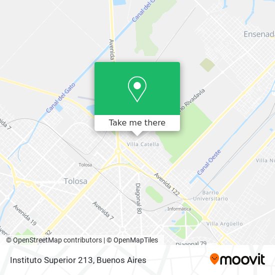 Instituto Superior 213 map