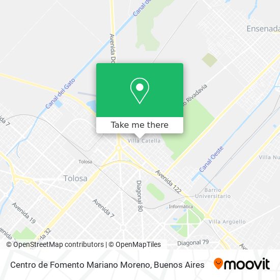 Centro de Fomento Mariano Moreno map