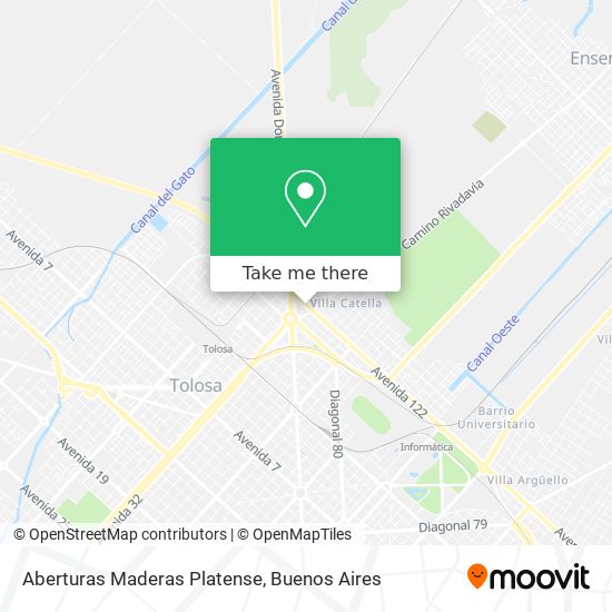 Mapa de Aberturas Maderas Platense