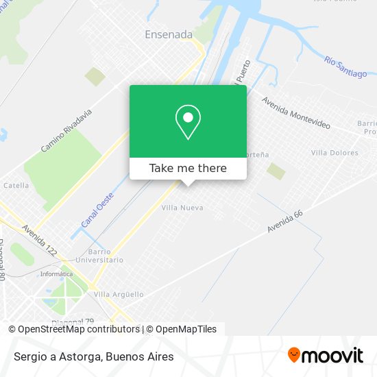 Sergio a Astorga map