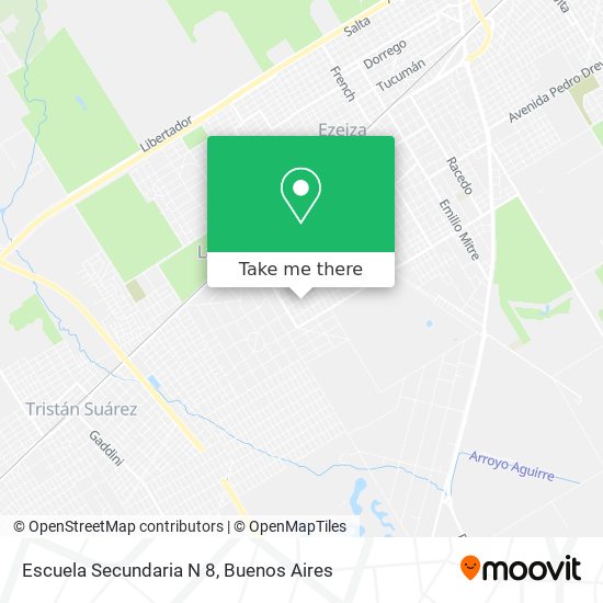Escuela Secundaria N 8 map