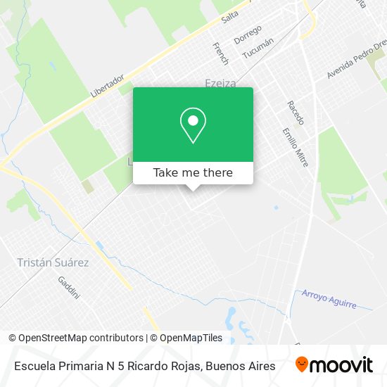 Escuela Primaria N 5 Ricardo Rojas map