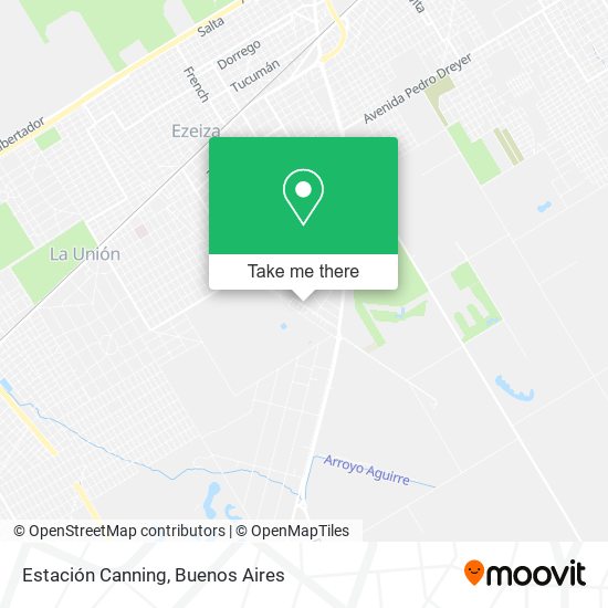 Estación Canning map