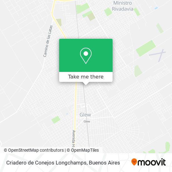 Criadero de Conejos Longchamps map
