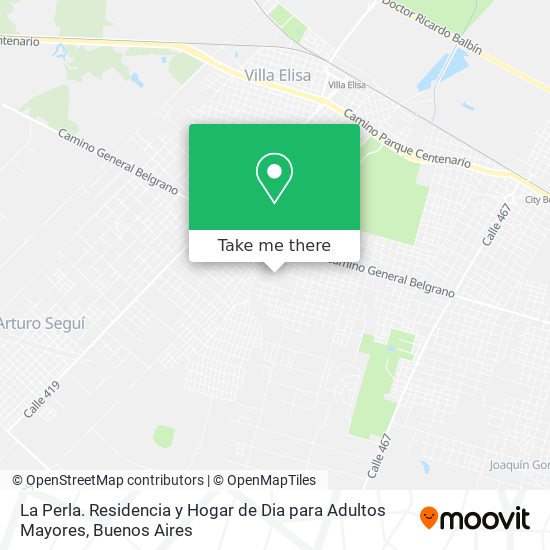 Mapa de La Perla. Residencia y Hogar de Dia para Adultos Mayores