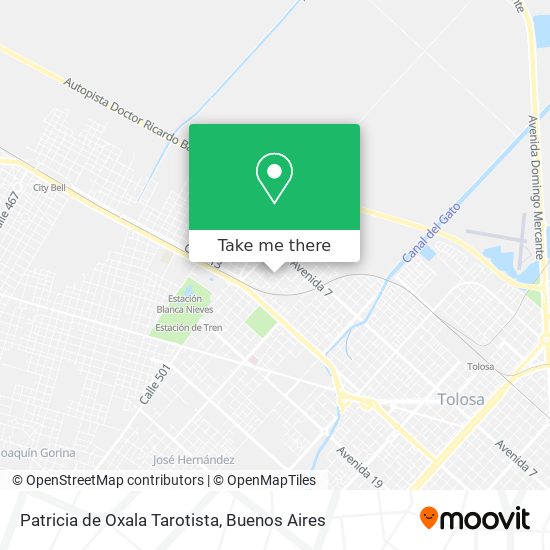 Patricia de Oxala Tarotista map