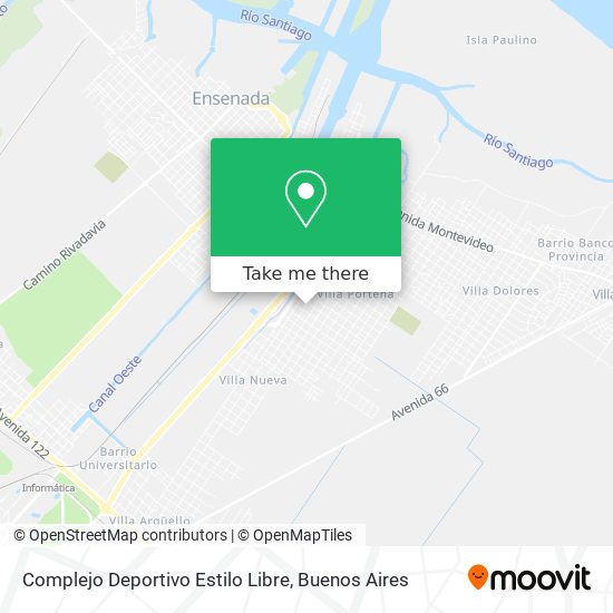 Complejo Deportivo Estilo Libre map