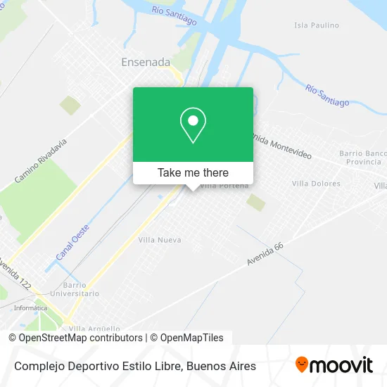 Complejo Deportivo Estilo Libre map