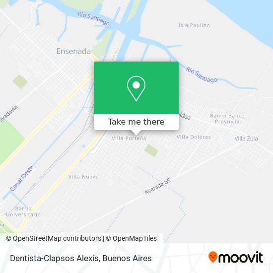 Dentista-Clapsos Alexis map