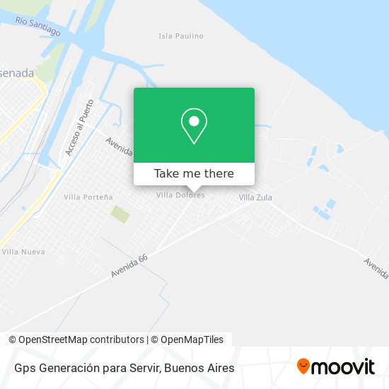 Mapa de Gps Generación para Servir