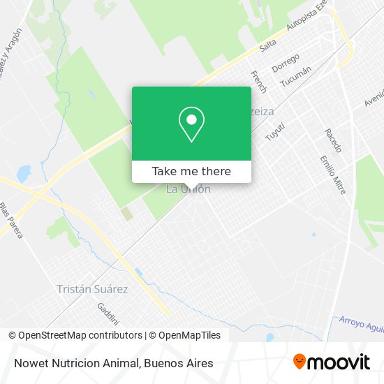 Nowet Nutricion Animal map