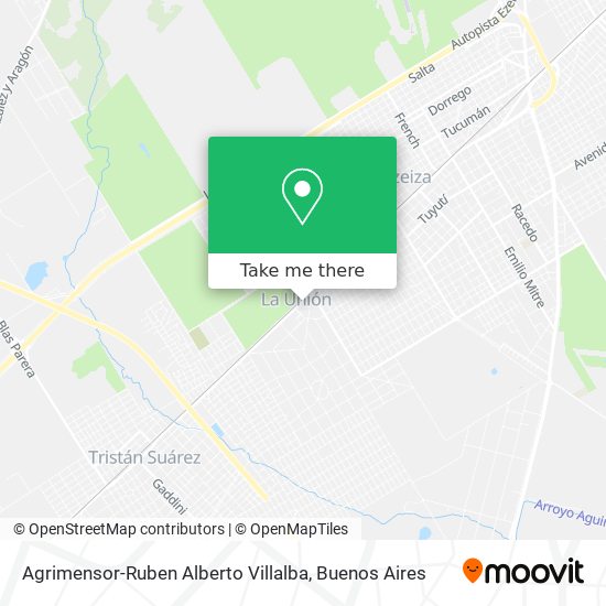 Agrimensor-Ruben Alberto Villalba map