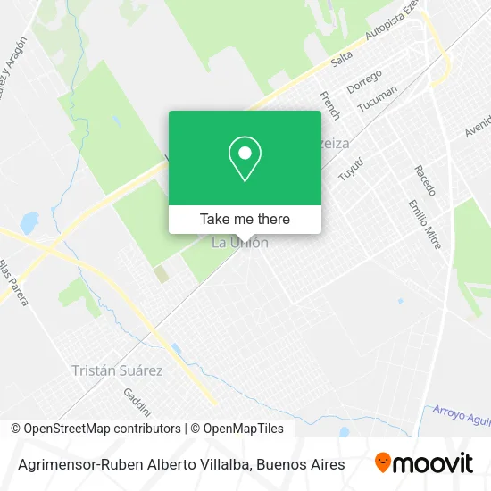 Mapa de Agrimensor-Ruben Alberto Villalba