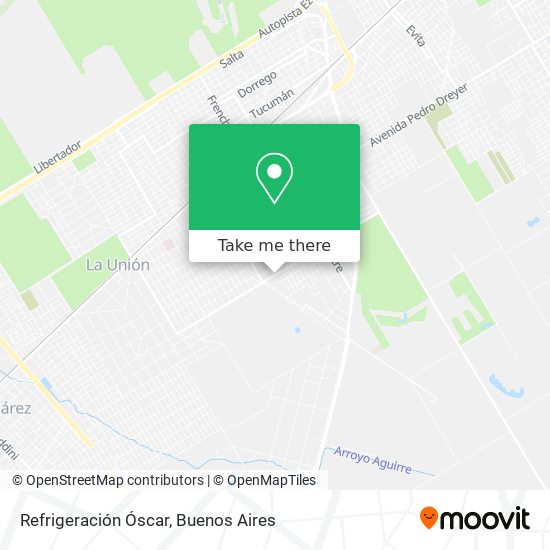 Refrigeración Óscar map