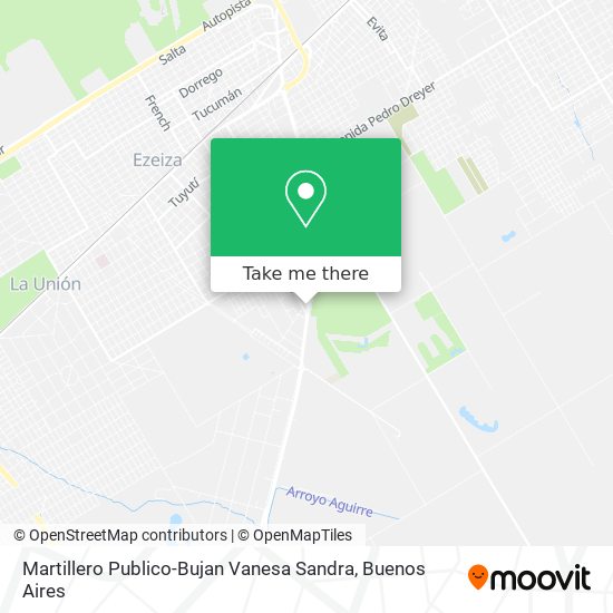 Mapa de Martillero Publico-Bujan Vanesa Sandra