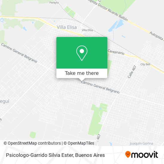 Psicologo-Garrido Silvia Ester map