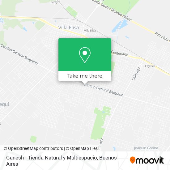Mapa de Ganesh - Tienda Natural y Multiespacio