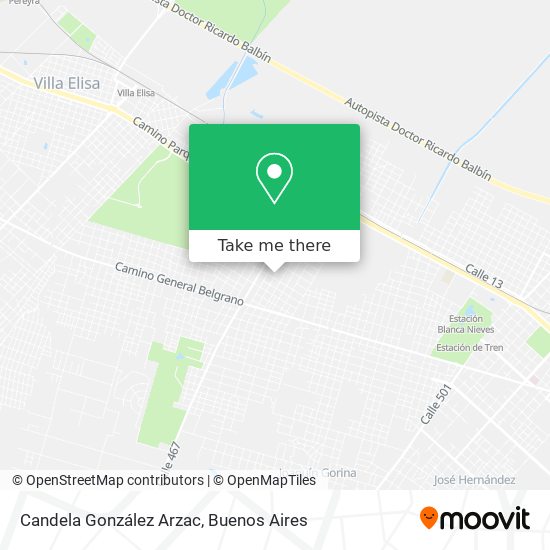 Candela González Arzac map