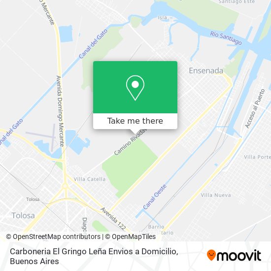 Carboneria El Gringo Leña Envios a Domicilio map