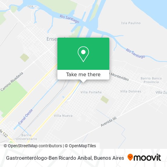 Gastroenterólogo-Ben Ricardo Anibal map