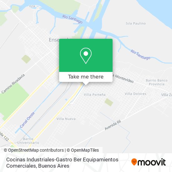 Cocinas Industriales-Gastro Ber Equipamientos Comerciales map