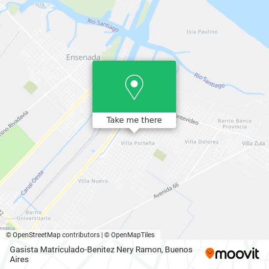 Mapa de Gasista Matriculado-Benitez Nery Ramon