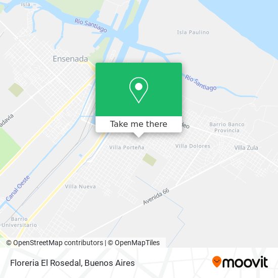 Mapa de Floreria El Rosedal