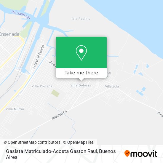 Gasista Matriculado-Acosta Gaston Raul map