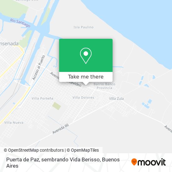 Puerta de Paz, sembrando Vida Berisso map