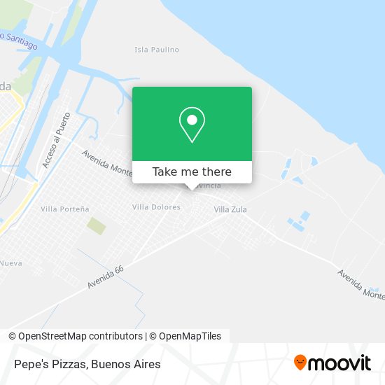 Mapa de Pepe's Pizzas