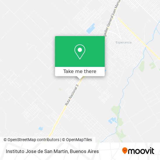 Instituto Jose de San Martin map