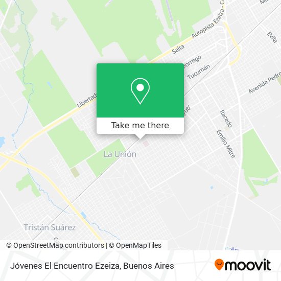 Jóvenes El Encuentro Ezeiza map