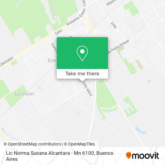 Mapa de Lic Norma Susana Alcantara - Mn 6100