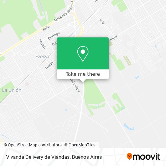 Vivanda Delivery de Viandas map