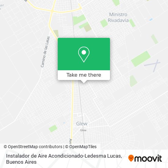 Mapa de Instalador de Aire Acondicionado-Ledesma Lucas