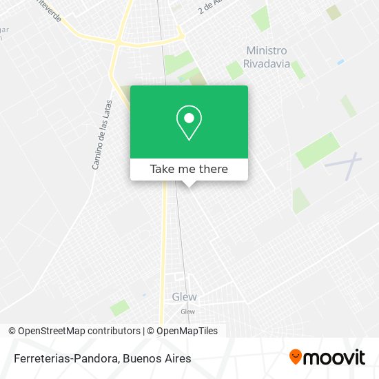 Ferreterias-Pandora map