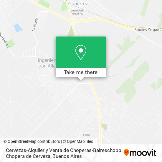 Cervezas-Alquiler y Venta de Choperas-Baireschopp Chopera de Cerveza map