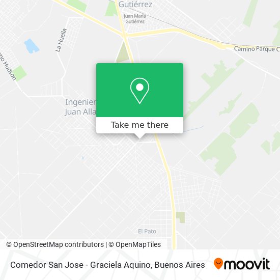 Mapa de Comedor San Jose - Graciela Aquino