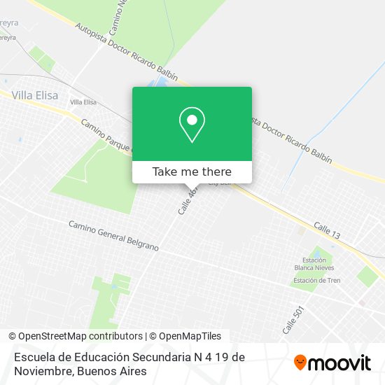 Escuela de Educación Secundaria N 4 19 de Noviembre map