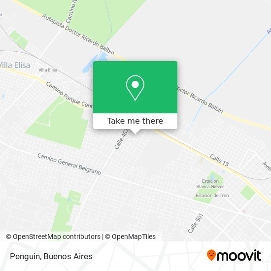 Mapa de Penguin