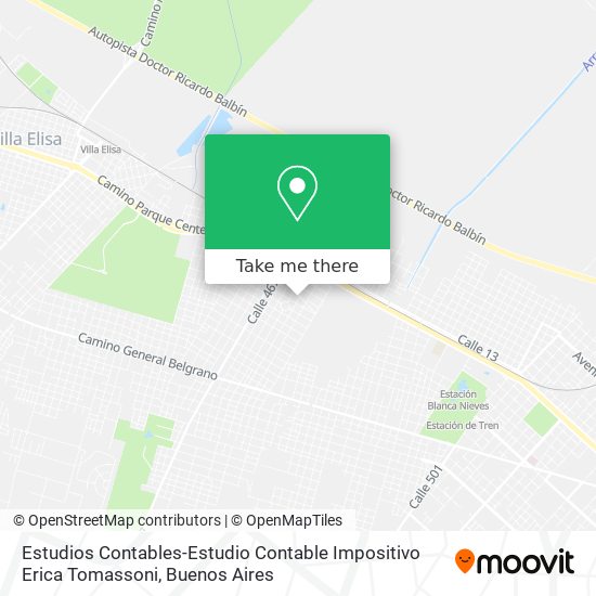 Estudios Contables-Estudio Contable Impositivo Erica Tomassoni map