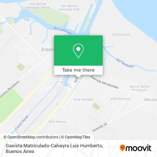 Mapa de Gasista Matriculado-Calveyra Luis Humberto