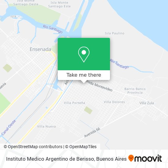 Mapa de Instituto Medico Argentino de Berisso