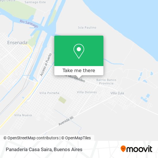 Mapa de Panadería Casa Saira