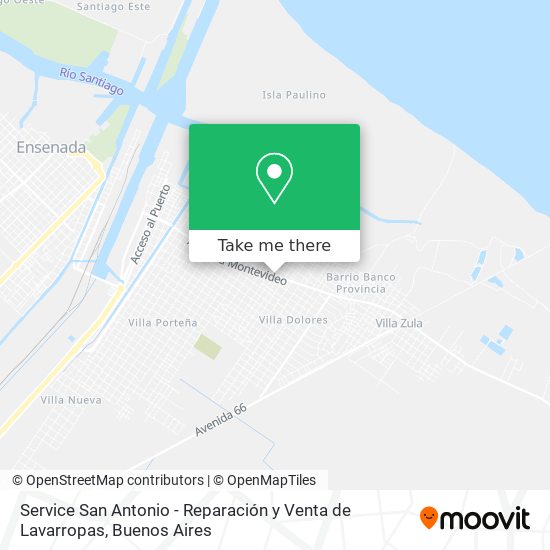 Mapa de Service San Antonio - Reparación y Venta de Lavarropas