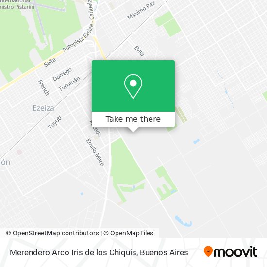 Merendero Arco Iris de los Chiquis map