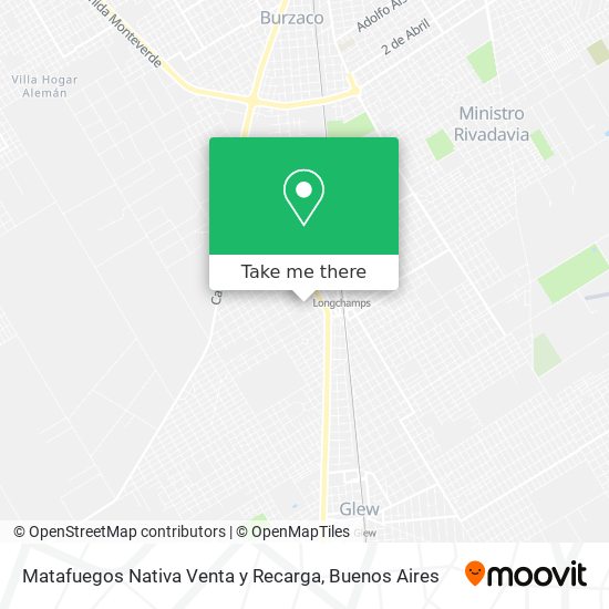 Matafuegos Nativa Venta y Recarga map